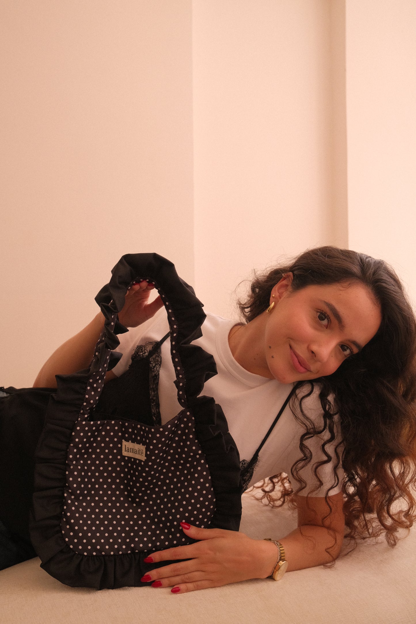 BOLSO BAGGY POLKA DOT