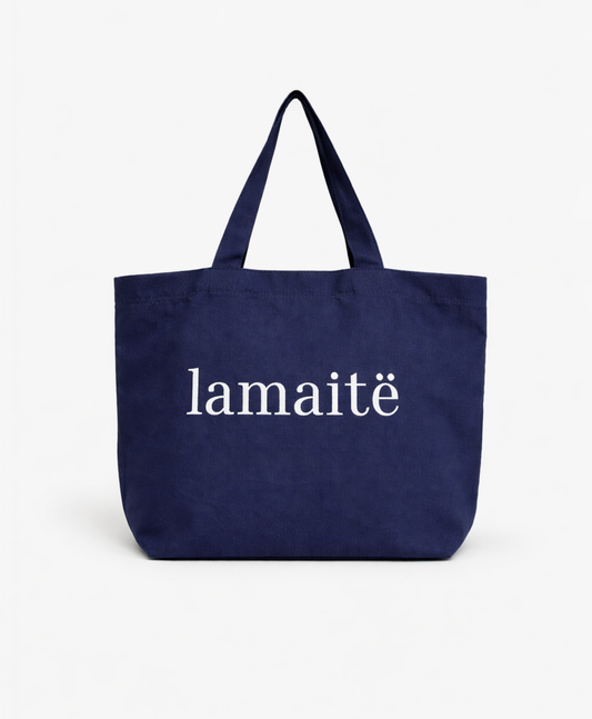 MAXI TOTE BAG LAMAITË AZUL NAVY