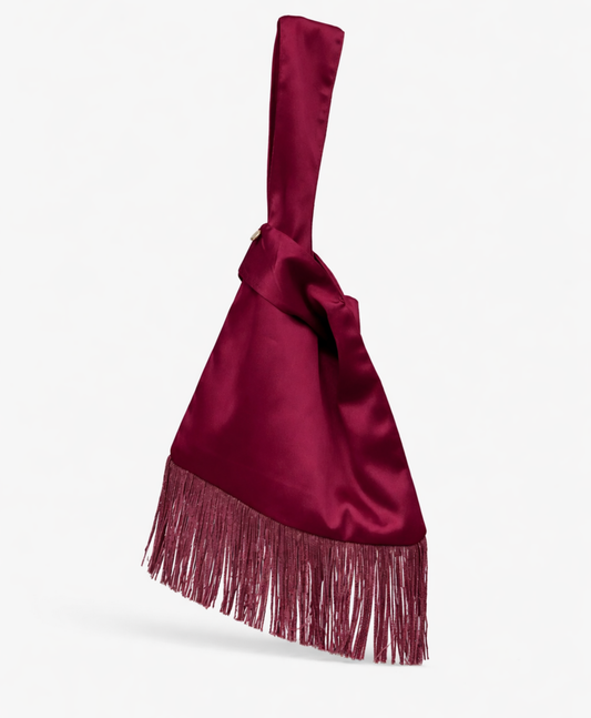 BOLSO NUDO VINO